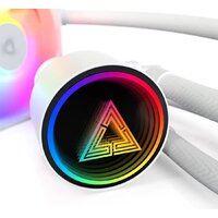Система жидкостного охлаждения для процессора Montech LightFlow ARGB 360 (белый) - Превью изображения №5 — Интернет-магазин ПроЗаказ