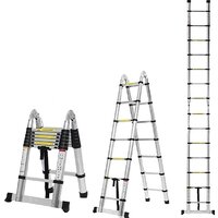 Лестница-стремянка Алюмет STD 2.2 (2х7 ступеней) - Превью изображения №2 — Интернет-магазин ПроЗаказ