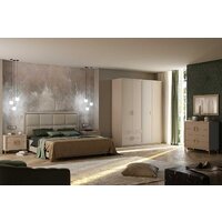 Кровать Ангстрем Дольче спальня с ПМ ДЛ-811.26 исп.30 (кашемир серый) - Превью изображения №4 — Интернет-магазин ПроЗаказ