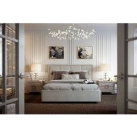 Кровать Ангстрем Дольче спальня с ПМ ДЛ-811.26 исп.30 (кашемир серый) - Превью изображения №7 — Интернет-магазин ПроЗаказ