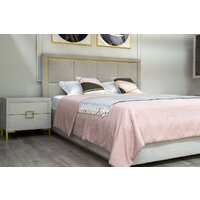 Кровать Ангстрем Дольче спальня с ПМ ДЛ-811.26 исп.30 (кашемир серый) - Превью изображения №11 — Интернет-магазин ПроЗаказ