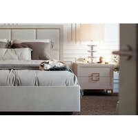 Кровать Ангстрем Дольче спальня с ПМ ДЛ-811.26 исп.30 (кашемир серый) - Превью изображения №15 — Интернет-магазин ПроЗаказ