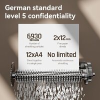 Шредер Deli ET095 (серый) - Превью изображения №3 — Интернет-магазин ПроЗаказ