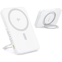 Внешний аккумулятор Baseus PicoGo Qi2 Magnetic Power Bank 5000mAh 20W (белый) - Превью изображения №3 — Интернет-магазин ПроЗаказ