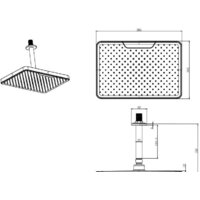 Верхний душ Aquatek AQ2071CR - Превью изображения №2 — Интернет-магазин ПроЗаказ