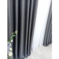 Штора Модный текстиль 03L1 112MT391019 (250x210, темно-серый) - Превью изображения №3 — Интернет-магазин ПроЗаказ