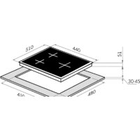 Варочная панель MAUNFELD EGHE.43.33CB/G - Превью изображения №2 — Интернет-магазин ПроЗаказ