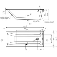 Ванна Cersanit Crea 170x70 64870 - Превью изображения №5 — Интернет-магазин ПроЗаказ