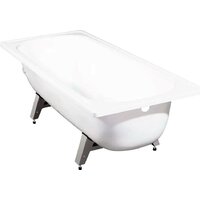 Ванна Виз Antika A-20001 120х70 (белая орхидея, c ножками) - Превью изображения №2 — Интернет-магазин ПроЗаказ