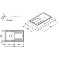 Кухонная мойка Smeg LZ861P - Превью изображения №2 — Интернет-магазин ПроЗаказ