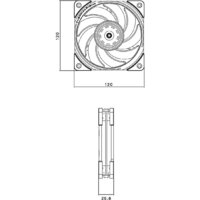 Вентилятор для корпуса Thermalright TL-B12 - Превью изображения №2 — Интернет-магазин ПроЗаказ