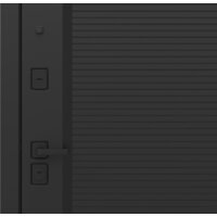 Металлическая дверь Guard Line зеркало 86x205 правая (графит/шагрень белая) - Превью изображения №5 — Интернет-магазин ПроЗаказ