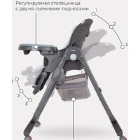 Высокий стульчик Rant Cafe RH300 (серый/розовый) - Превью изображения №13 — Интернет-магазин ПроЗаказ