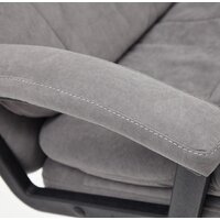 Офисное кресло TetChair Comfort LT флок (серый) - Превью изображения №5 — Интернет-магазин ПроЗаказ