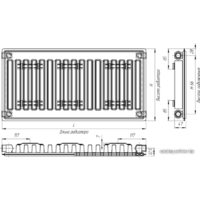 Стальной панельный радиатор Лидея ЛК 11-508 тип 11 500x800 - Превью изображения №4 — Интернет-магазин ПроЗаказ