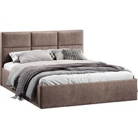 Трия Стелла Тип 1 c ПМ и заглушиной 160x200 (микровелюр Wellmart Latte)