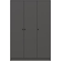 Шкаф распашной Mio Tesoro Мини 3 двери 2.07.01.040.2 (черный) - Превью изображения №2 — Интернет-магазин ПроЗаказ