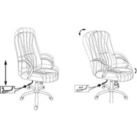 Офисное кресло Бюрократ T-898SL (черный) - Превью изображения №8 — Интернет-магазин ПроЗаказ