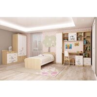 Стеллаж Аквилон Кот №5.2 (туя светлая/белый) - Превью изображения №2 — Интернет-магазин ПроЗаказ