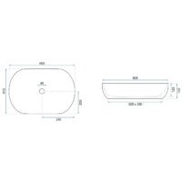 Умывальник Rea Cleo U0024 - Превью изображения №2 — Интернет-магазин ПроЗаказ
