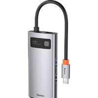 Док-станция Baseus Metal Gleam Series 4 in 1 Multifunctional Type-C CAHUB-CY0G - Превью изображения №3 — Интернет-магазин ПроЗаказ