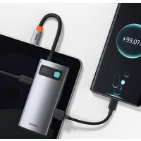 Док-станция Baseus Metal Gleam Series 4 in 1 Multifunctional Type-C CAHUB-CY0G - Превью изображения №8 — Интернет-магазин ПроЗаказ