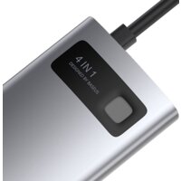 Док-станция Baseus Metal Gleam Series 4 in 1 Multifunctional Type-C CAHUB-CY0G - Превью изображения №5 — Интернет-магазин ПроЗаказ