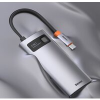 Док-станция Baseus Metal Gleam Series 4 in 1 Multifunctional Type-C CAHUB-CY0G - Превью изображения №10 — Интернет-магазин ПроЗаказ