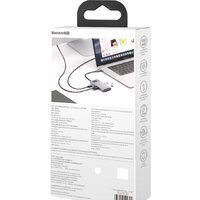 Док-станция Baseus Metal Gleam Series 4 in 1 Multifunctional Type-C CAHUB-CY0G - Превью изображения №14 — Интернет-магазин ПроЗаказ