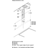 Кухонная вытяжка Bosch Serie 2 DWB96BC60 - Превью изображения №9 — Интернет-магазин ПроЗаказ