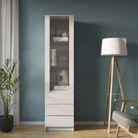 Шкаф-витрина НК-Мебель Stern ШКВ-1 72678280 (белый) - Превью изображения №5 — Интернет-магазин ПроЗаказ