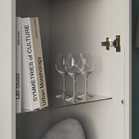 Шкаф-витрина НК-Мебель Stern ШКВ-1 72678280 (белый) - Превью изображения №7 — Интернет-магазин ПроЗаказ