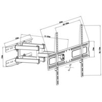 Кронштейн для телевизора Maclean MC-762 (черный) - Превью изображения №2 — Интернет-магазин ПроЗаказ