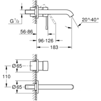 Смеситель Grohe Essence New 19408DL1 (теплый закат, матовый) - Превью изображения №2 — Интернет-магазин ПроЗаказ