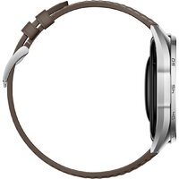 Умные часы Huawei Watch GT 6 46 мм (серебристый, с коричневым кожаным ремешком, международная версия) - Превью изображения №6 — Интернет-магазин ПроЗаказ