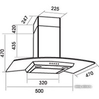 Кухонная вытяжка MBS Ruta 150 Black - Превью изображения №2 — Интернет-магазин ПроЗаказ