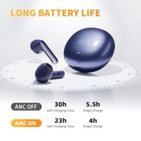 Наушники QCY AilyBuds Pro (темно-синий) - Превью изображения №4 — Интернет-магазин ПроЗаказ