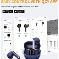 Наушники QCY AilyBuds Pro (темно-синий) - Превью изображения №6 — Интернет-магазин ПроЗаказ