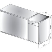 Отдельностоящая посудомоечная машина Whirlpool WSFO 3O34 PF X - Превью изображения №2 — Интернет-магазин ПроЗаказ