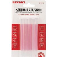 Клеевые стержни Rexant 09-1010 (12 шт, прозрачный) - Превью изображения №3 — Интернет-магазин ПроЗаказ