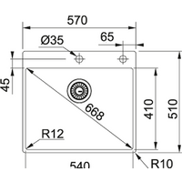 Кухонная мойка Franke Box BXX 210-54 TL 127.0369.295 - Превью изображения №2 — Интернет-магазин ПроЗаказ