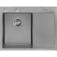 Кухонная мойка ARFEKA ECO AR 650*500 L SATIN - Превью изображения №2 — Интернет-магазин ПроЗаказ