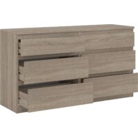 Комод Mio Tesoro Кастор 6 ящиков 2.03.02.080.3 (дуб сонома) - Превью изображения №3 — Интернет-магазин ПроЗаказ