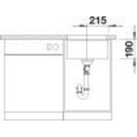 Кухонная мойка Blanco Subline 400-U 527349 (вулканический серый) - Превью изображения №11 — Интернет-магазин ПроЗаказ