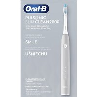 Электрическая зубная щетка Oral-B Pulsonic Slim Clean 2000 (серый) - Превью изображения №3 — Интернет-магазин ПроЗаказ