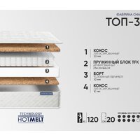 Матрас Фабрика сна Топ-3 160x190 - Превью изображения №2 — Интернет-магазин ПроЗаказ