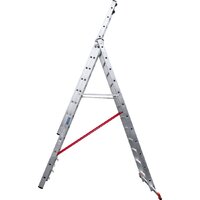 Лестница-стремянка Новая высота NV 523 трёхсекционная индустриальная 3x12 ступеней - Превью изображения №4 — Интернет-магазин ПроЗаказ