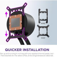 Система жидкостного охлаждения для процессора NZXT Kraken Elite 280 RGB RL-KR28E-B2 - Превью изображения №7 — Интернет-магазин ПроЗаказ