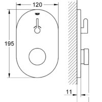 Смеситель без скрытого механизма Grohe Eurosmart Cosmopolitan T [36321000] - Превью изображения №2 — Интернет-магазин ПроЗаказ