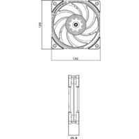 Вентилятор для корпуса Thermalright TL-B12 EXTREM - Превью изображения №2 — Интернет-магазин ПроЗаказ